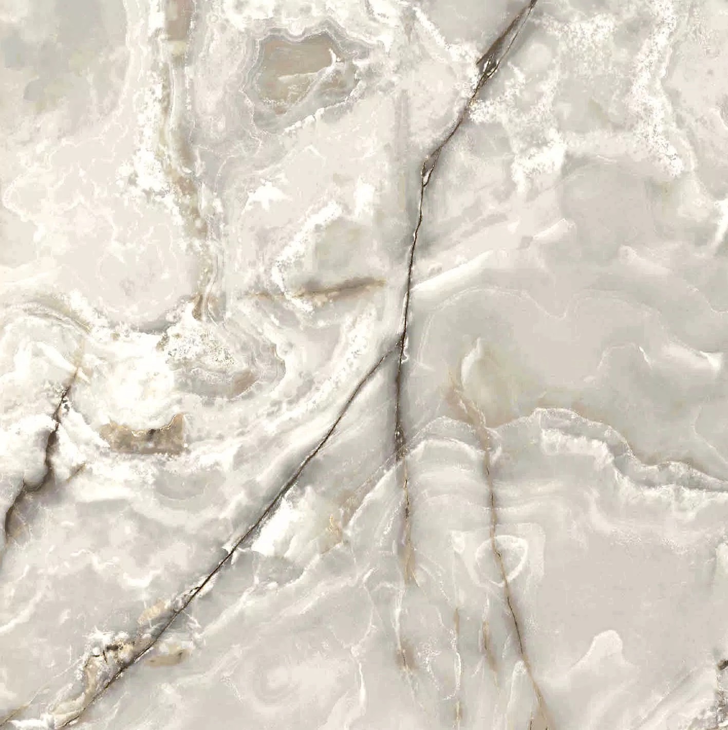 Florim Onyx&More White Blend 120x120x0,6 cm Magnum Feinsteinzeug Satin  