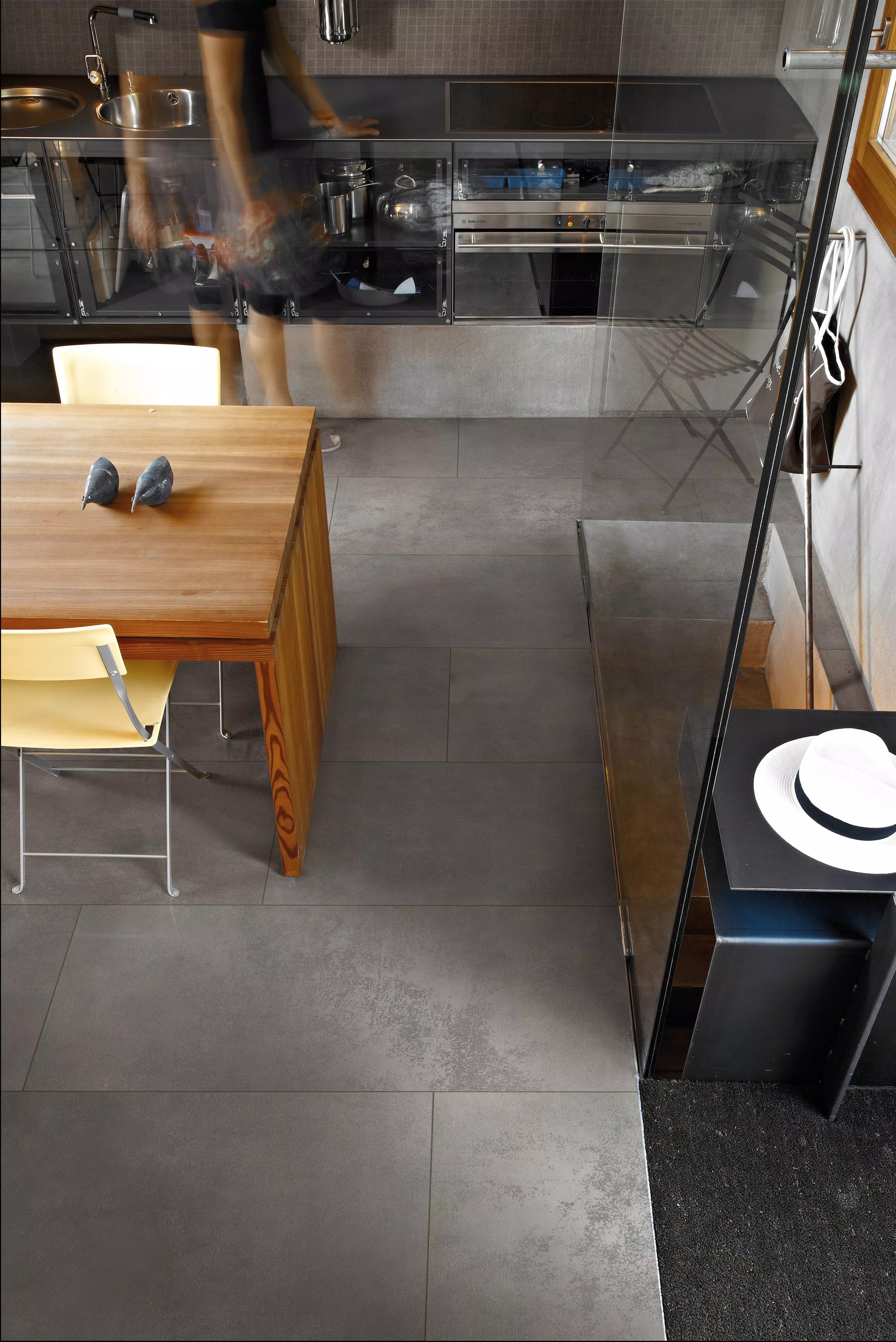 Florim Industrial Plomb 30x60x0,9 cm Feinsteinzeug Matte Soft R9  