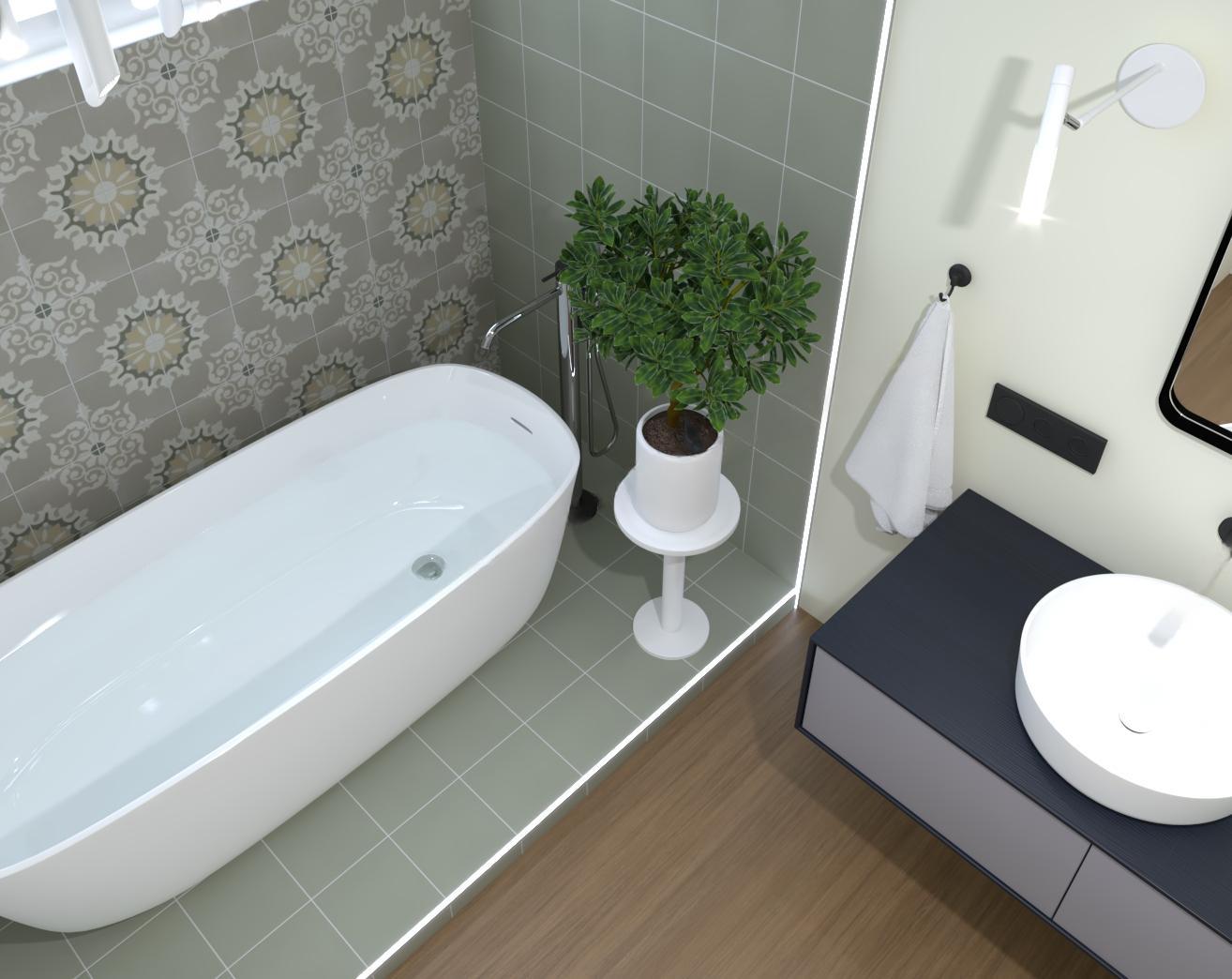 Revoir Paris La Madleine 20x20 cm Olive