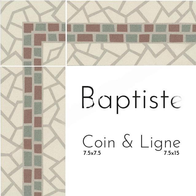 Revoir Paris Bel Histoire Eckstück 7,5x7,5 cm Baptiste Coin