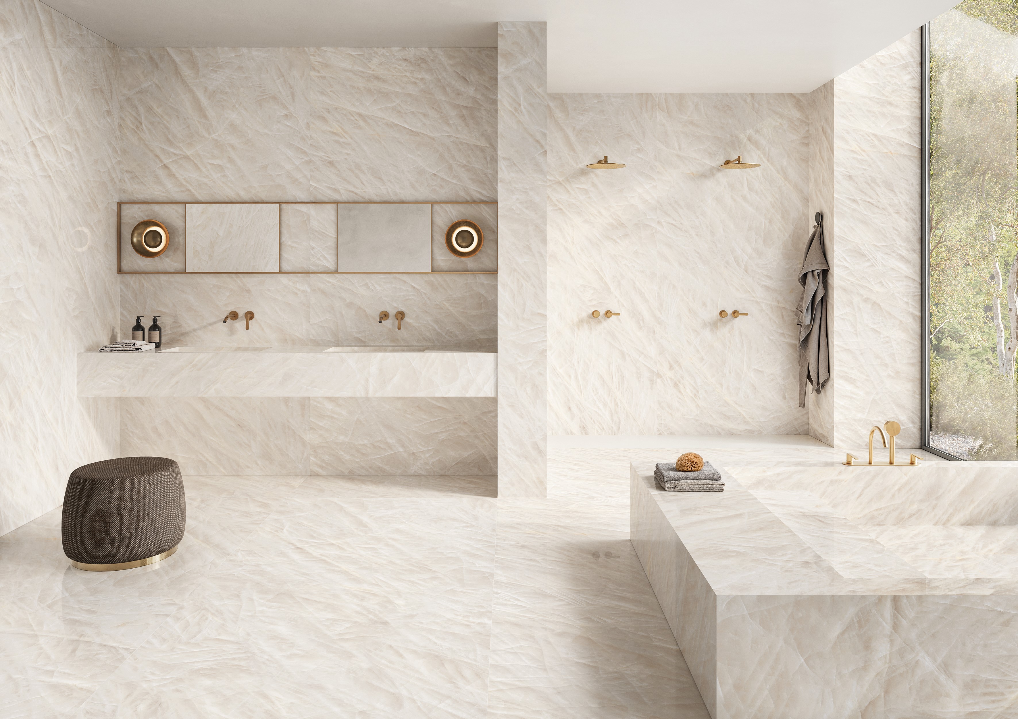 Emil Tele di Marmo Crystal Vitrum White 60x120x0,9 cm Full Lappato 