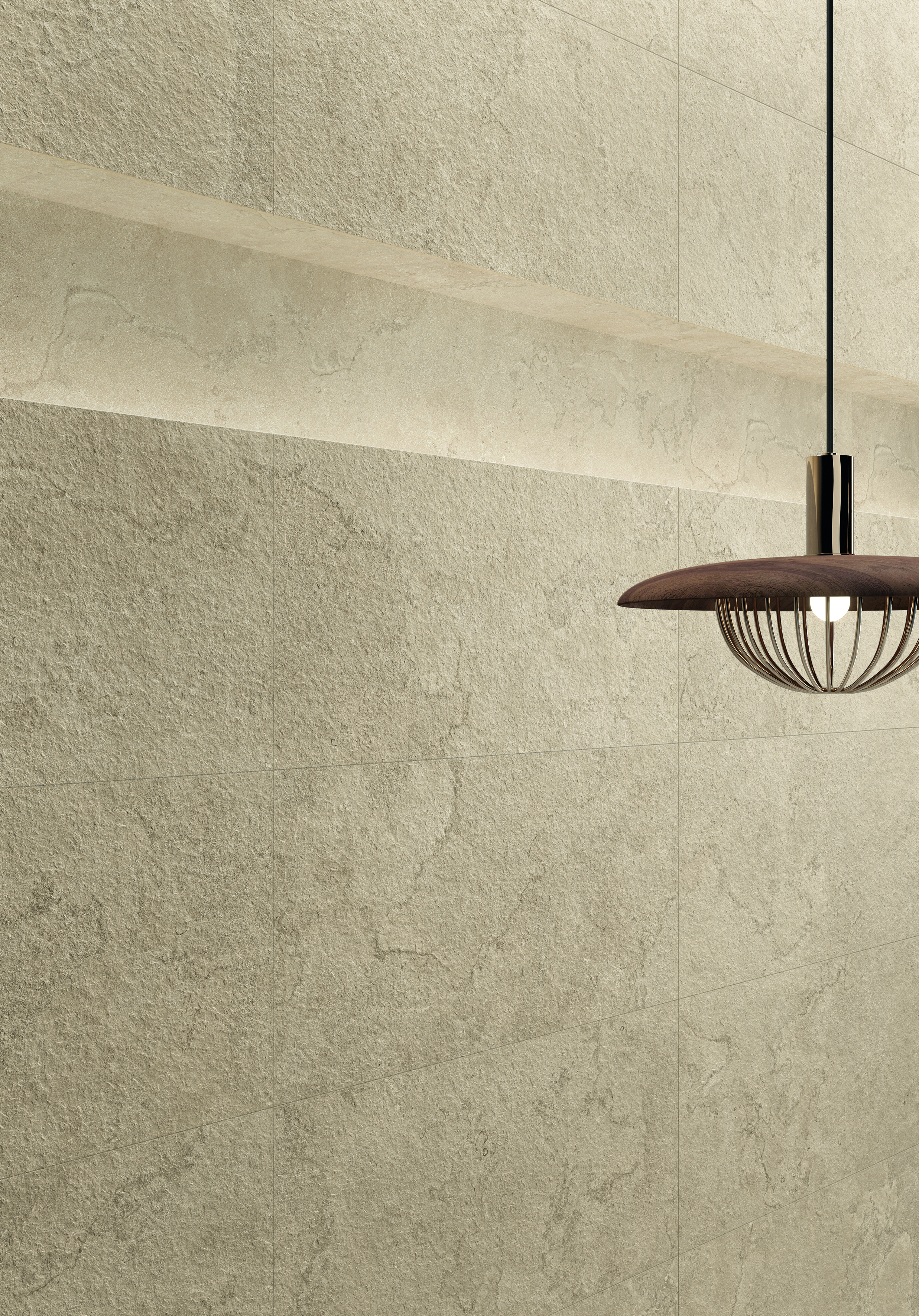 Ergon Portland Stone Cross Cut Sand 60x120 cm Feinsteinzeug Bocciardato R11B rektifiziert  