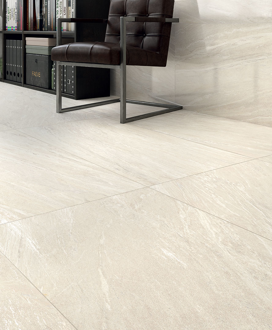 Castelvetro Wals Bianco 60x60 cm Naturale R10B Feinsteinzeug     