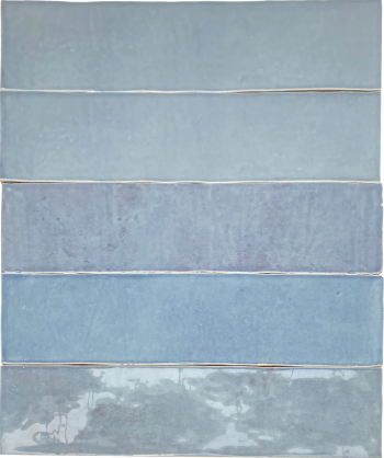 Revoir Paris Atelier Wall 6,2x25 cm Bleu Lumiere Glossy