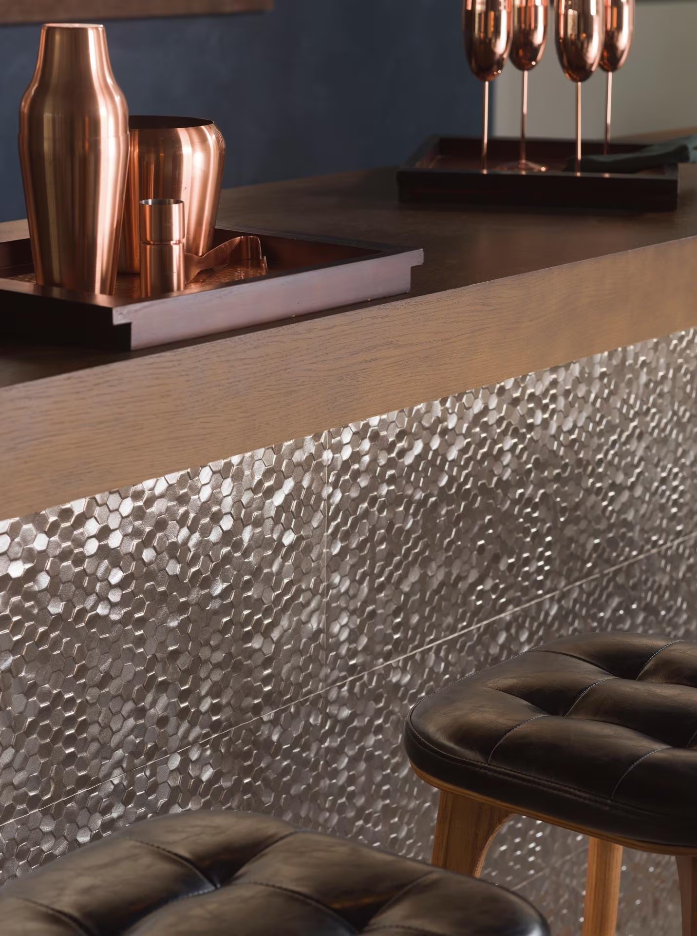 Porcelanosa Dubai Silver 33,3x100 cm Wandfliese rektifiziert    