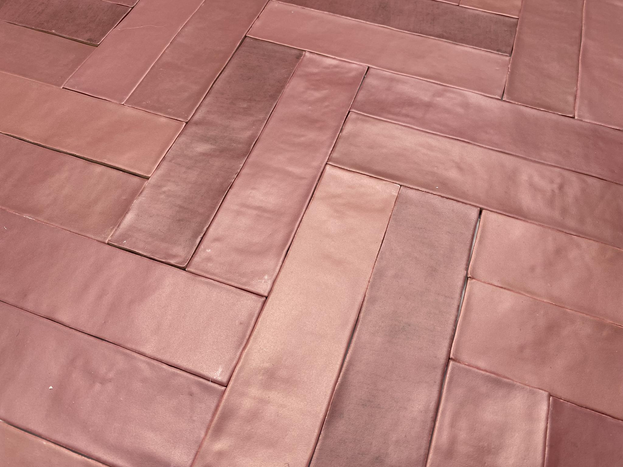 Revoir Paris Atelier Wall 6,2x25 cm Bordeaux Mat