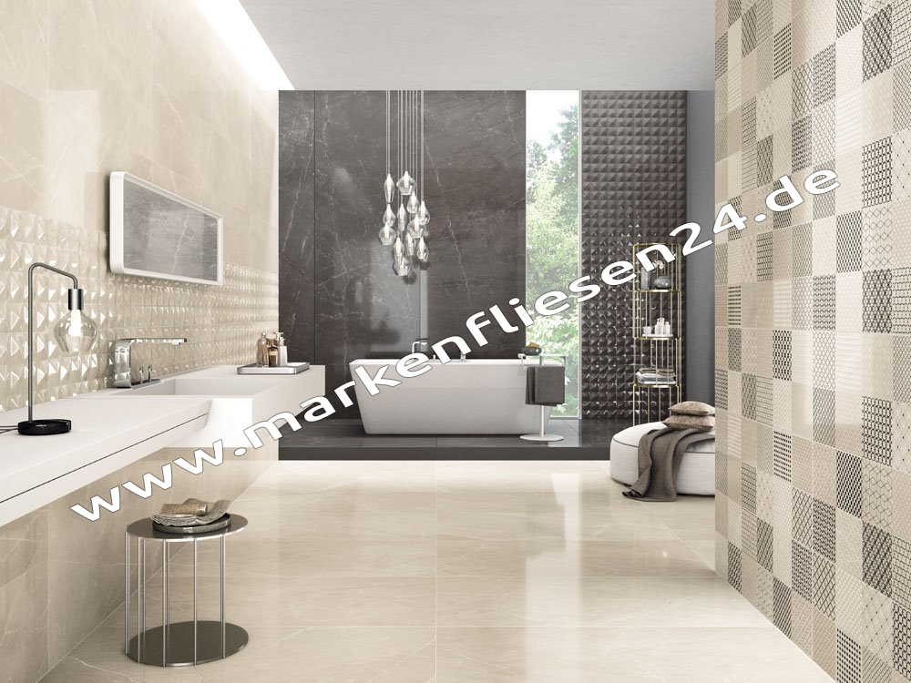 Trilogy 0.3 Zero Moon Beige lux / glänzend 100x100x0,55 cm