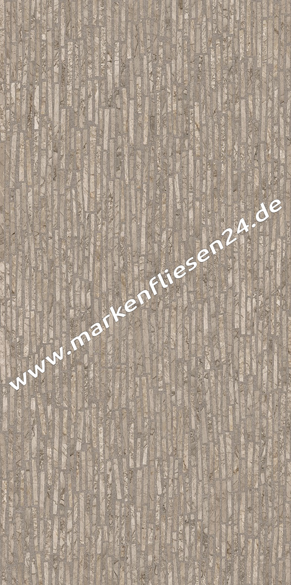 Emil Tele di Marmo Battuto di listelli Breccia Braque Full Lapp. 60x120 cm