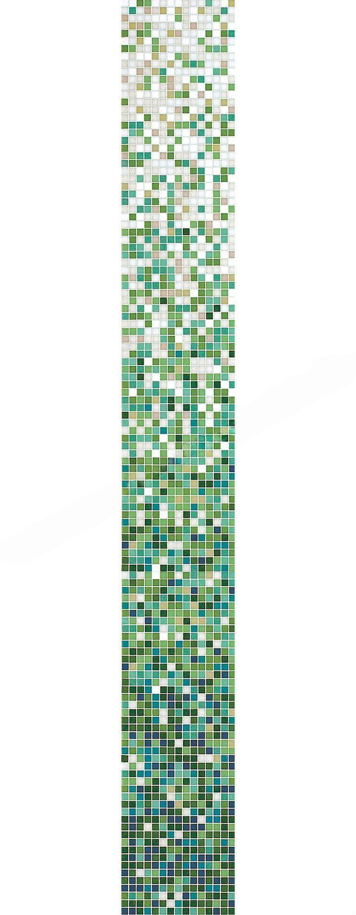 Bisazza Sfumature Verlauf Felce 2x2 cm inkl.Kit