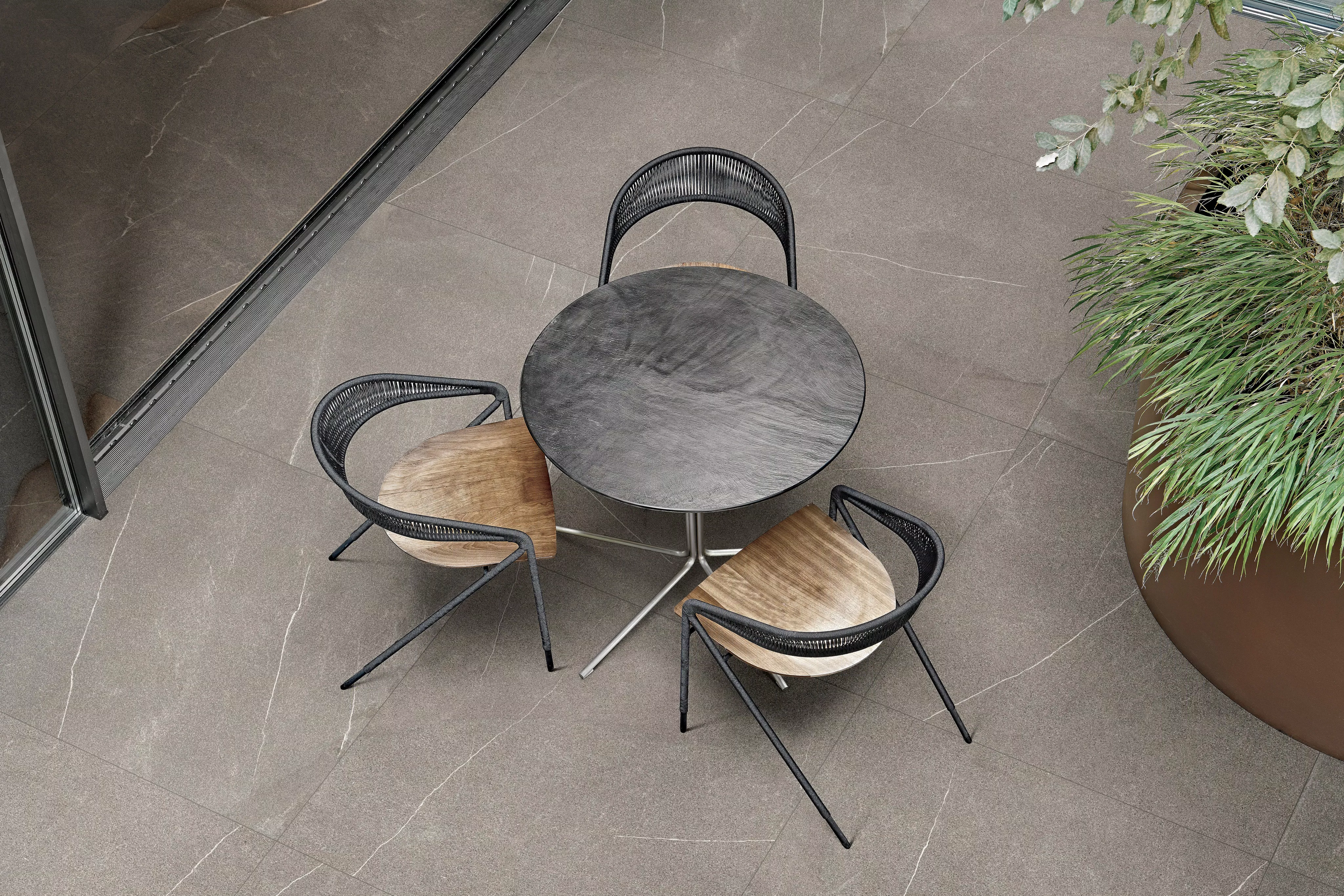 Florim Coretech Flame Light 120X120x0,9 cm Feinsteinzeug Grip R11 