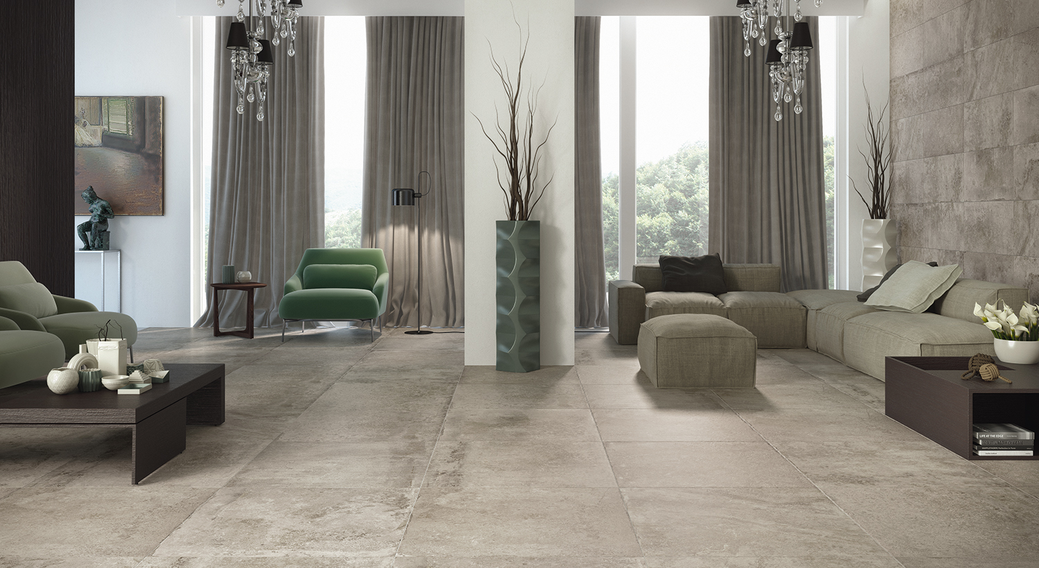 Castelvetro Always Grigio 100x100 cm Feinsteinzeug R10B                