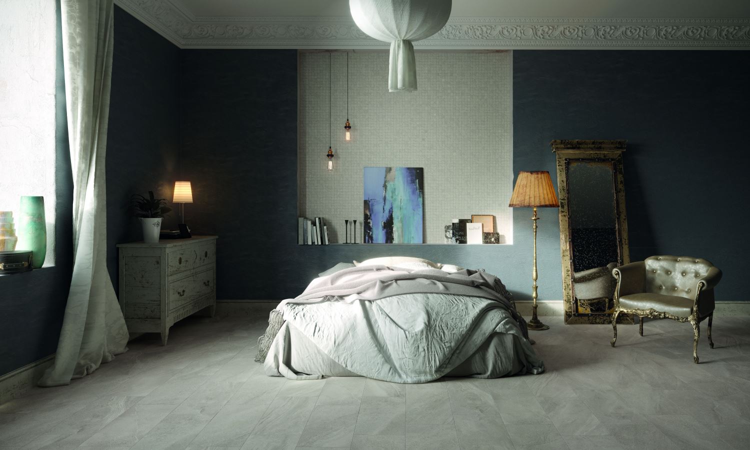 Castelvetro Life Grigio 60x60 cm Feinsteinzeug R10B                        