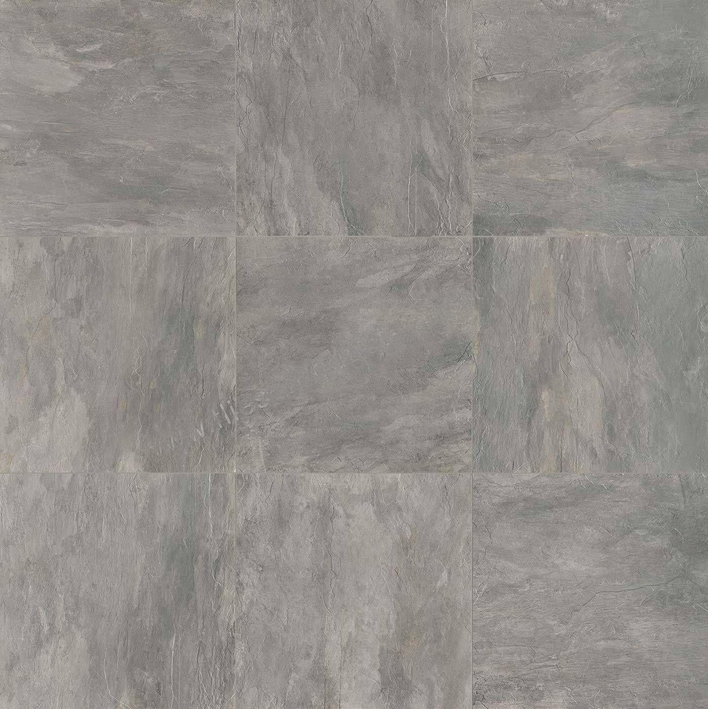 Rex Ardoise Plomb 40x80 cm Matte Squadrato