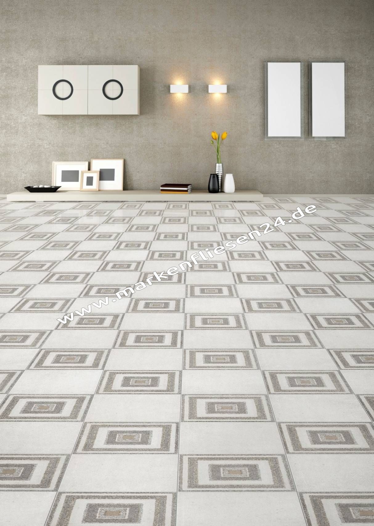 Eco Elegance Dekor Tappeto 20x20 cm Feinsteinzeug