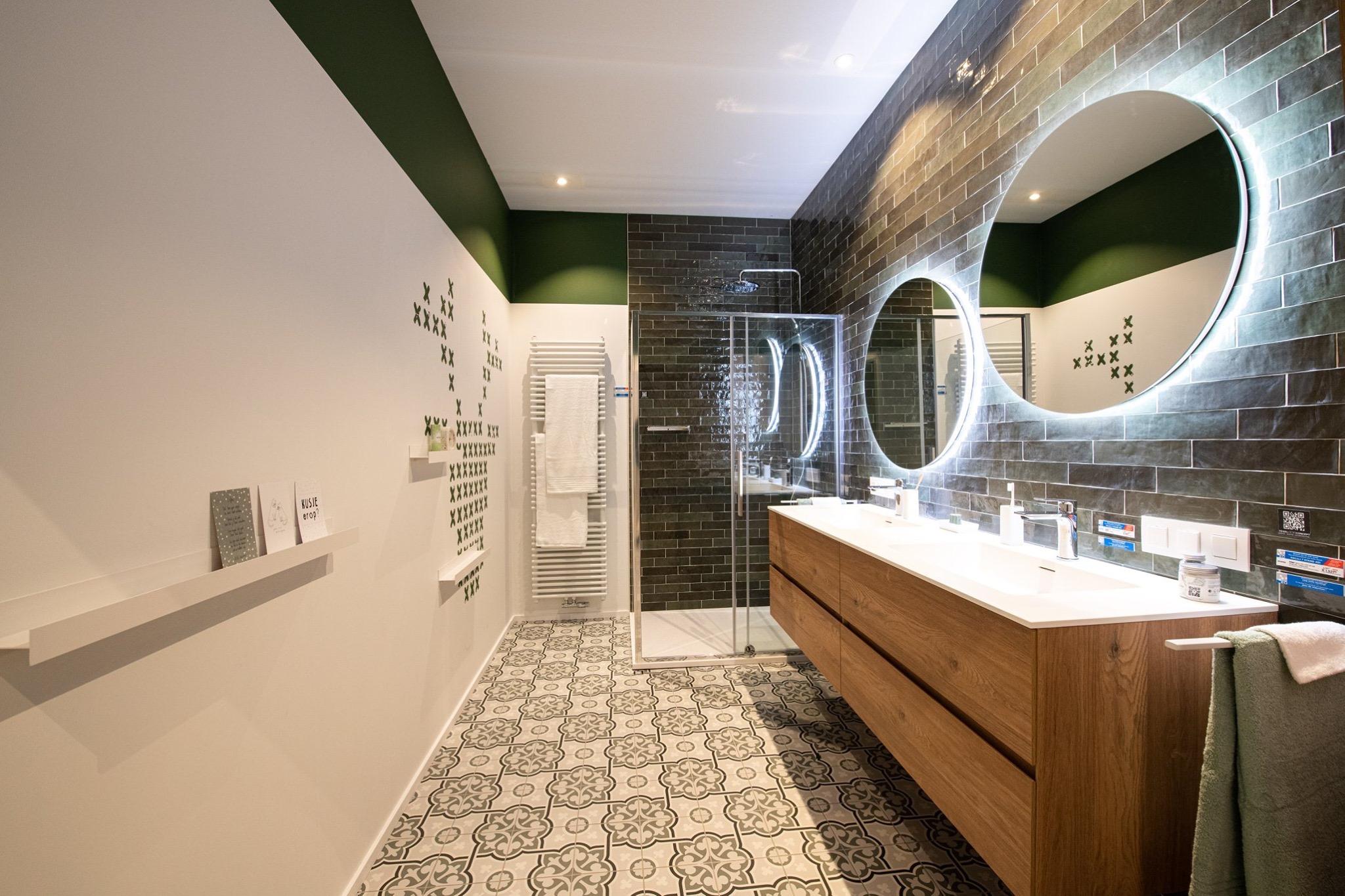 Revoir Paris Atelier Wall 6,2x25 cm Emeraude Glossy