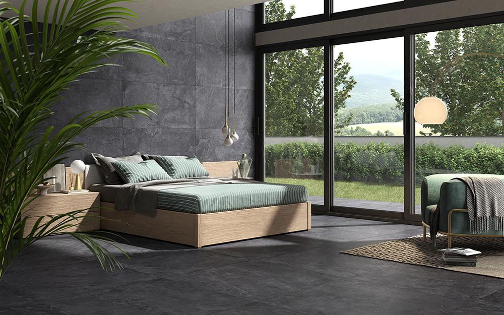 Castelvetro Evolution Black 100x100 cm Naturale R10B