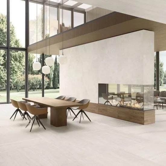 Ergon Portland Stone Cross Cut Talc 60x60 cm Feinsteinzeug rektifiziert