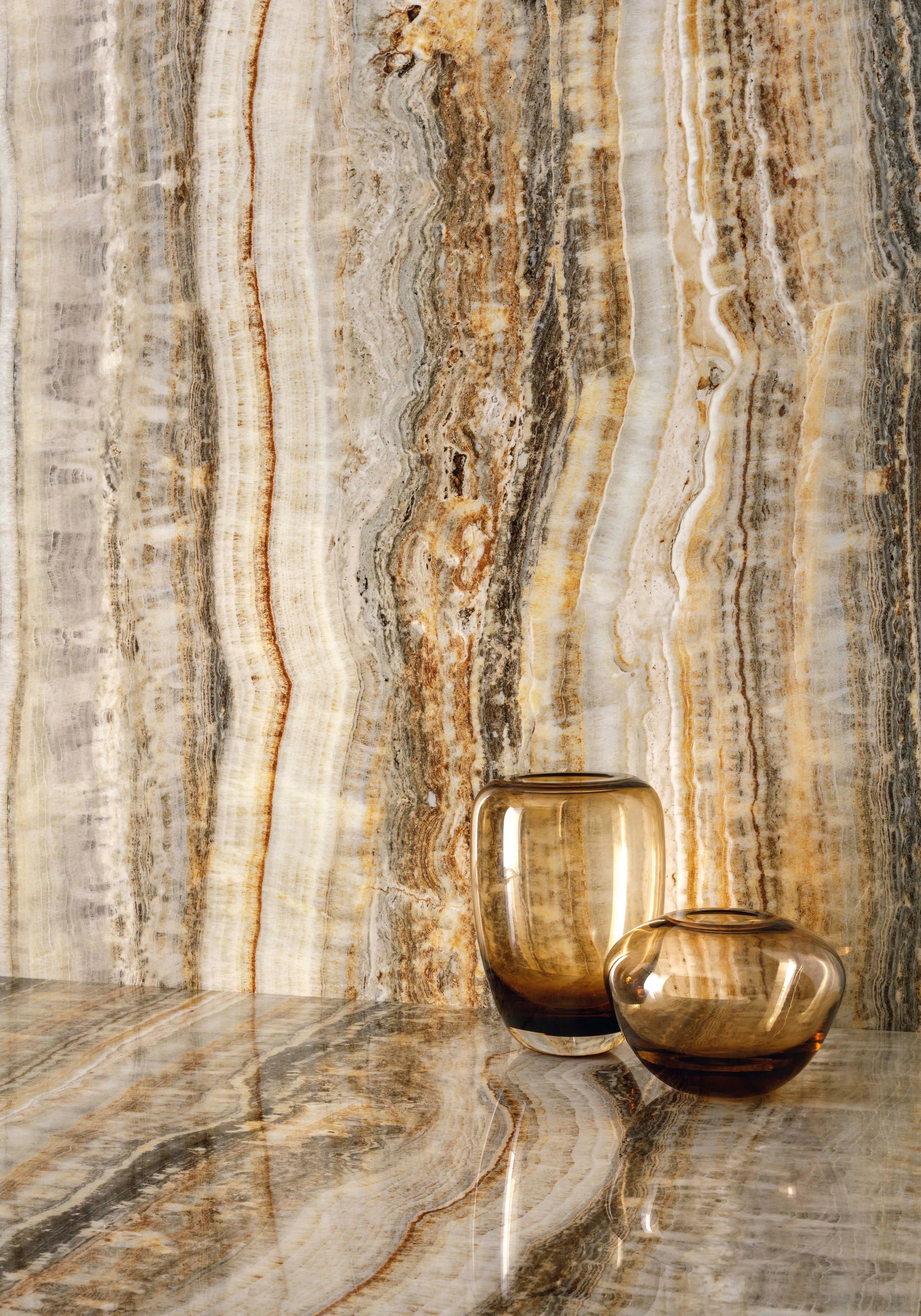 Florim Eccentric Luxe 60X120x0,9 cm Feinsteinzeug Caramel Matte R10 