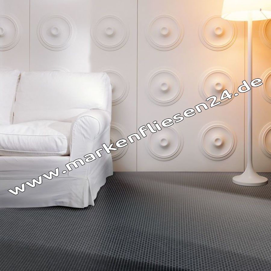 Bisazza 12.118M Opus Romano matt 12x12 mm inkl. Inst.-Kit