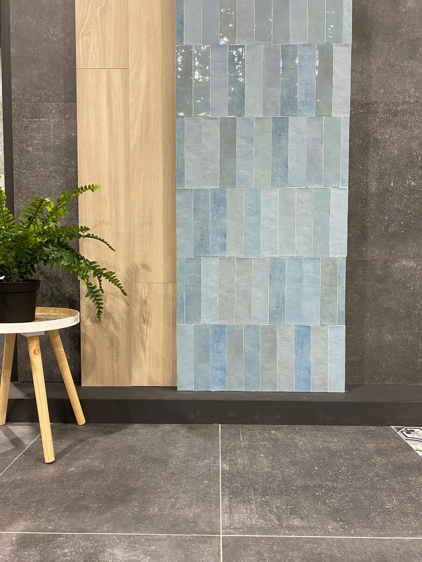 Revoir Paris Atelier Wall 6,2x25 cm Turquoise Mat