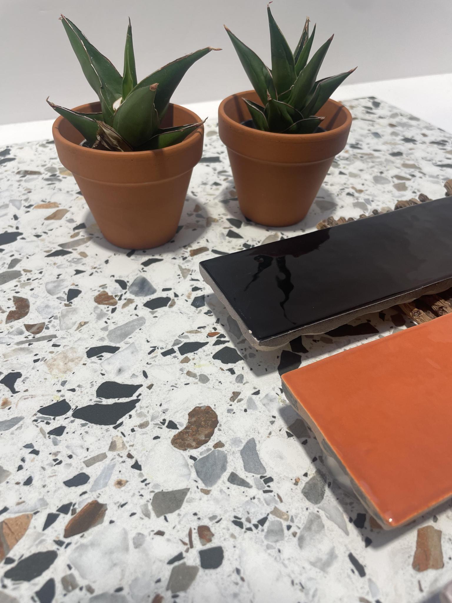 Revoir Paris Re-Bel Mix 60x60 cm Terrazzo-Optik R10     