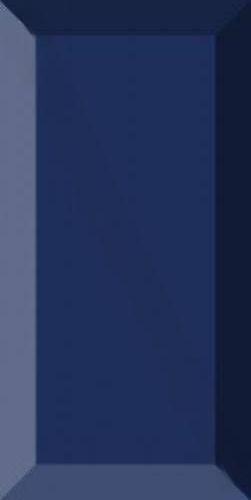 Vives Mugat marino  Wandfliese 10x20 cm marineblau glänzend mit Facette
