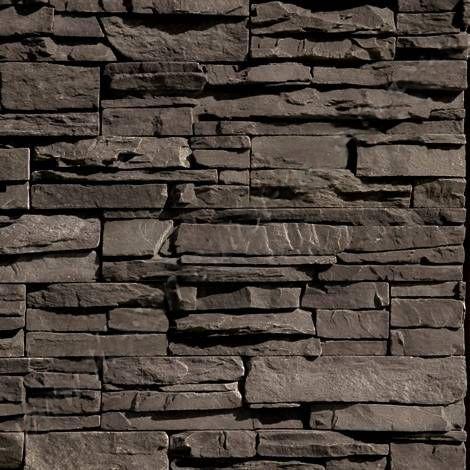 Kunststein Verblender Sakar Antracite