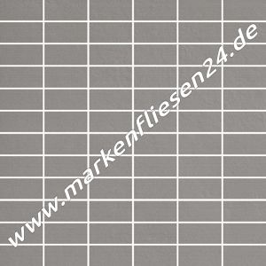 Mirage 30x30 cm Mosaik Mattoncino Re_Plain PA15 Grigio Polvere