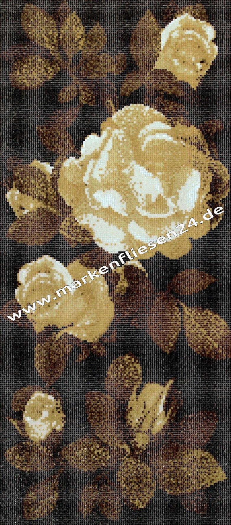 Bisazza Dekor Springrose Brown 129,1x290,5 cm