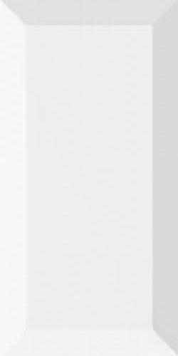 Vives Mugat blanco Wandfliese 10x20 cm weiß glänzend mit Facette