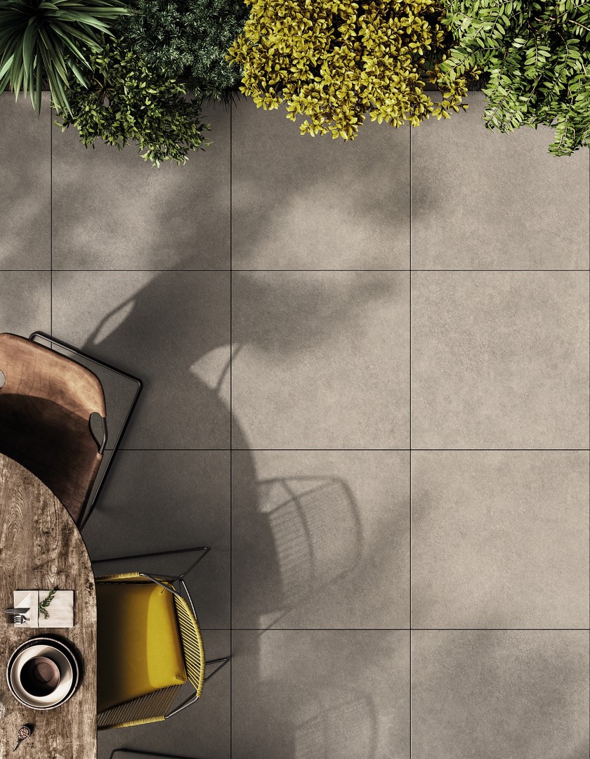 Mirage ReConcrete 80x80x2 cm Liquorice RO 03 ST SQ R11 