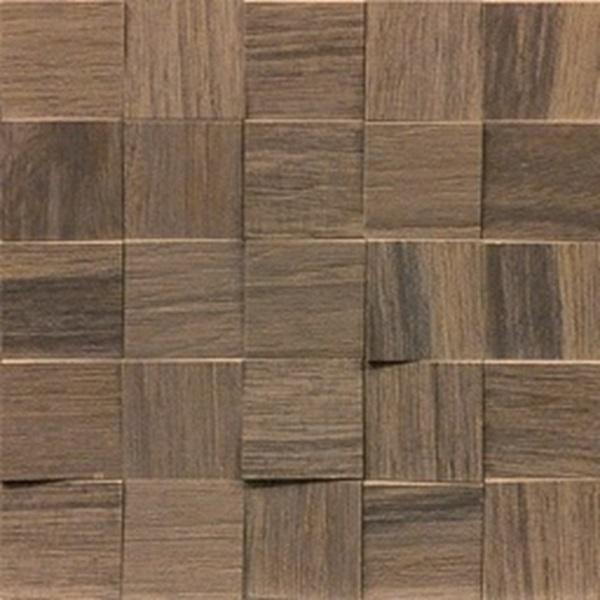 Casa dolce Casa Wooden Tile Mosaico 3D walnut 30x30 cm Art.742058