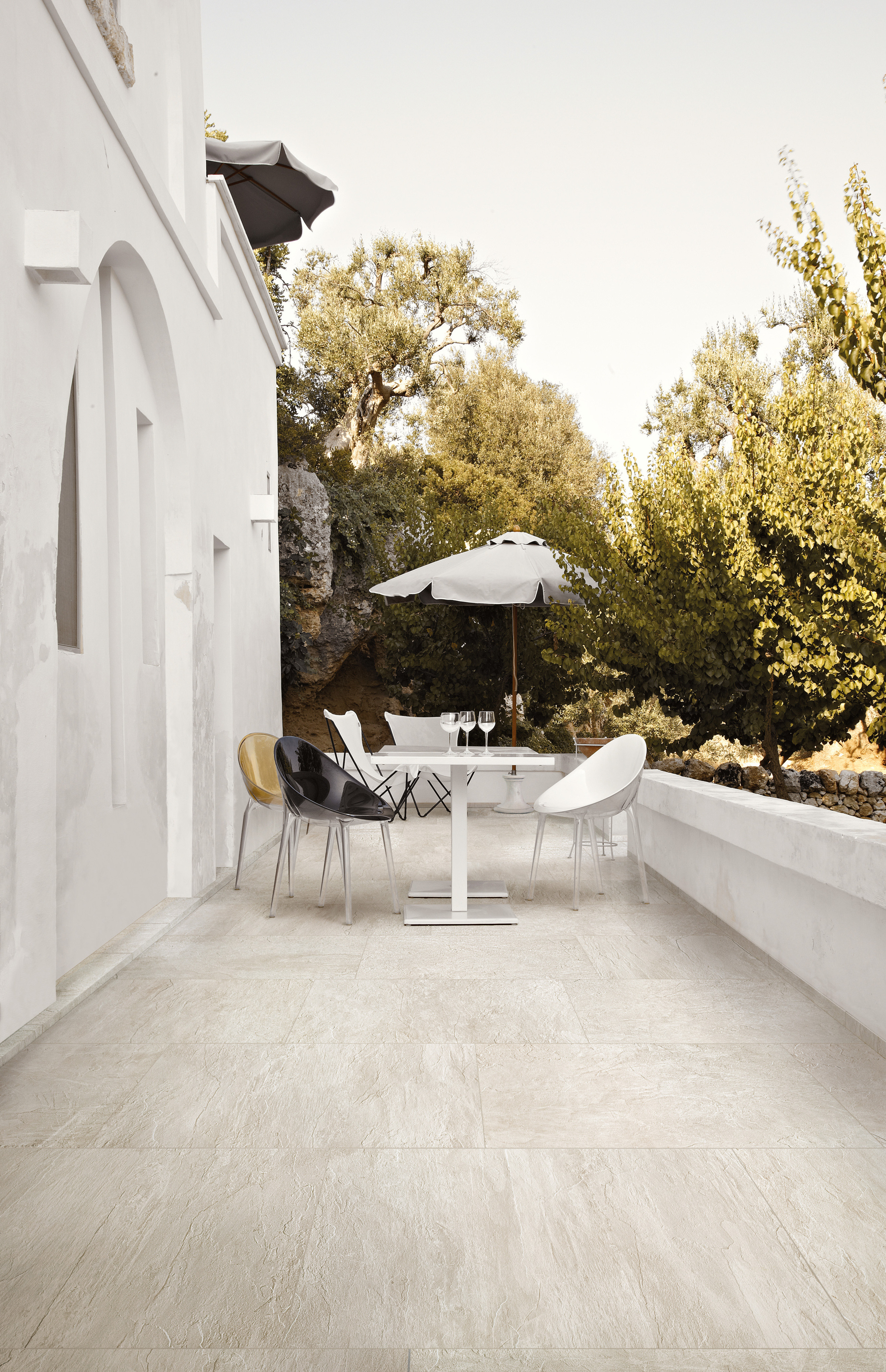 Florim Ardoise Blanc 60X120x0,6 cm Feinsteinzeug Matte R9