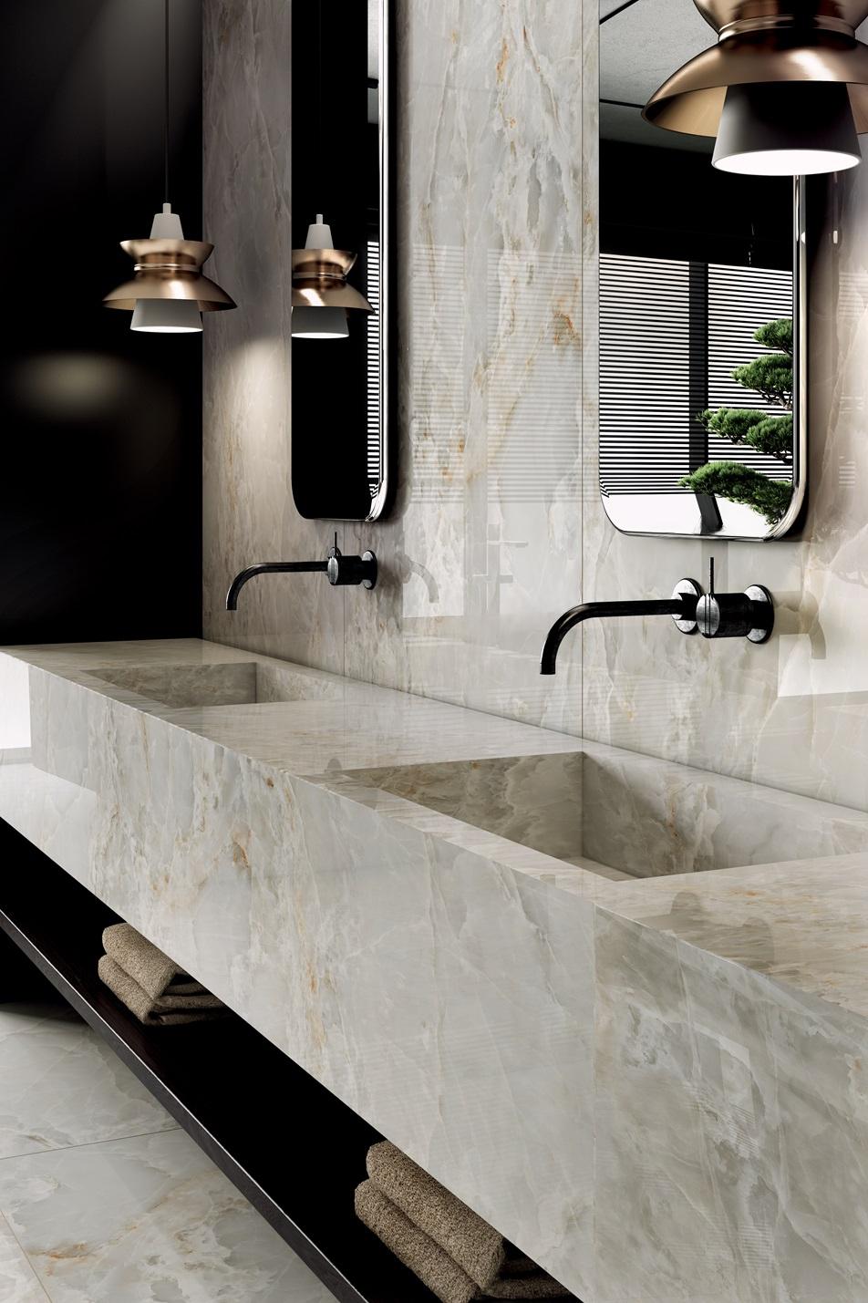 Kerlite 3plus Starlight 50x100x0,35 cm Onyx Pearl smooth