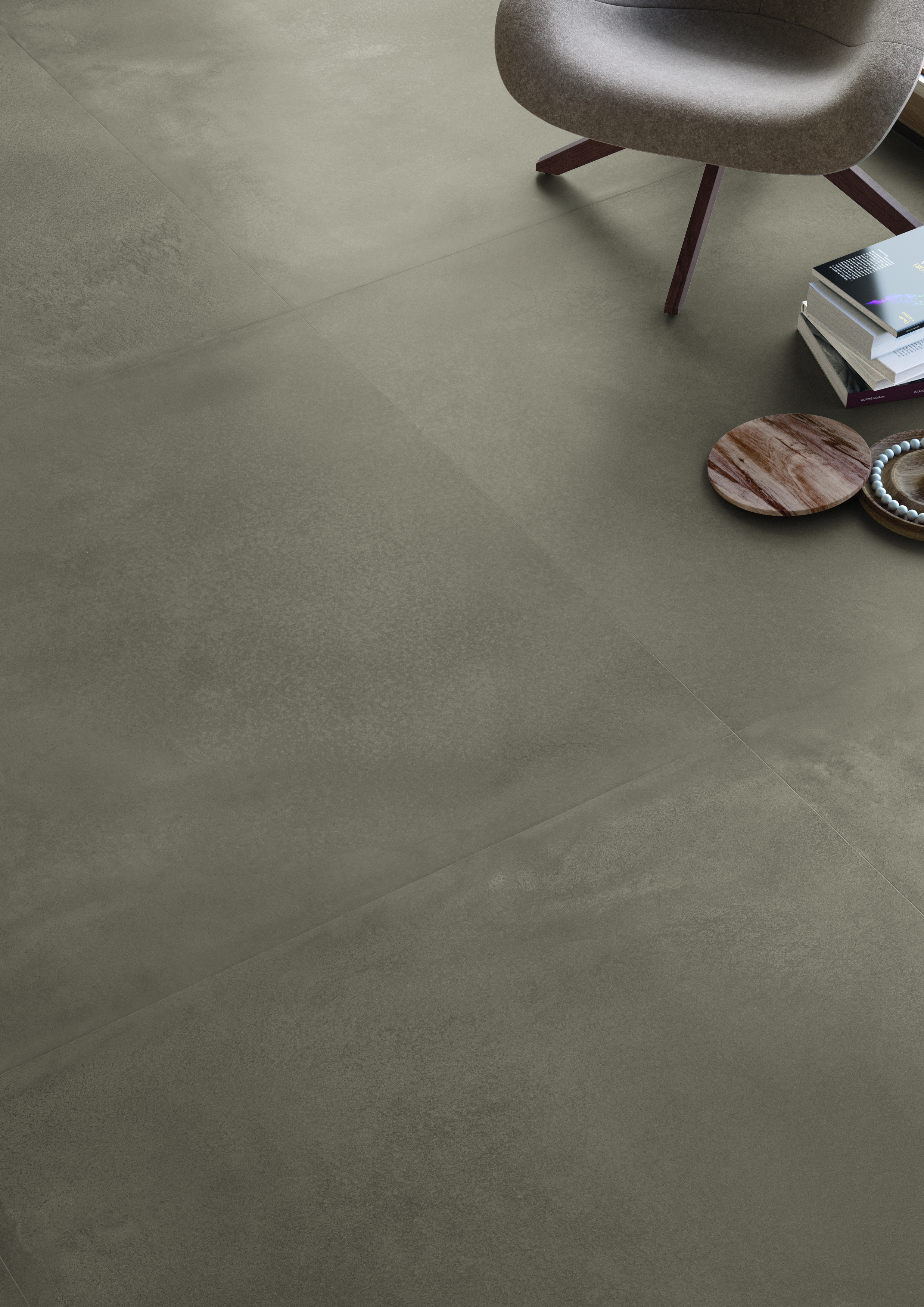 Ergon Tr3nd Concrete Sand Format 120x120x0,95 cm Naturale R10B rekt. 