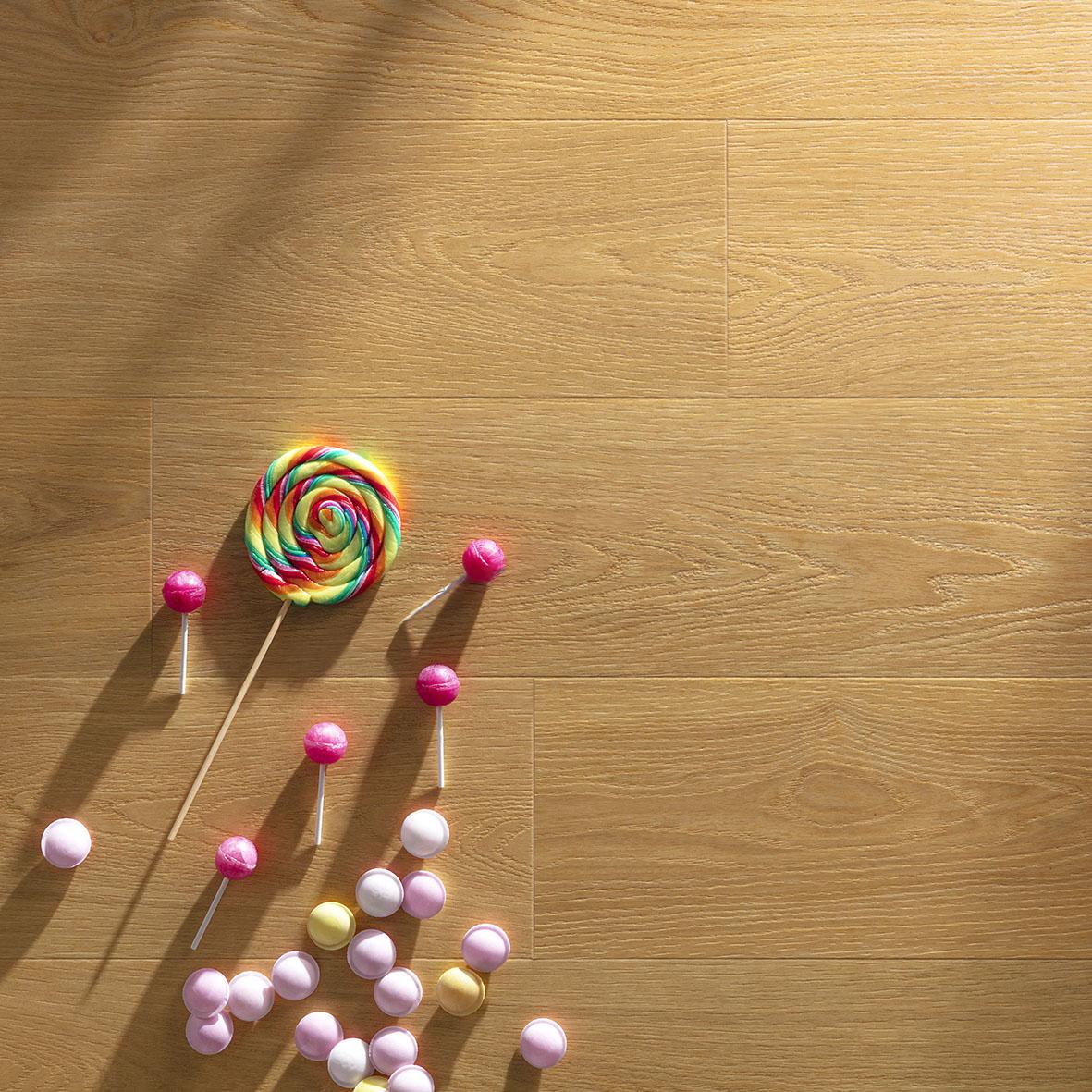 Floorify Rigid-Vinylplanke Honey 1524x225x4,5 mm, Nutzschicht 0,4 mm