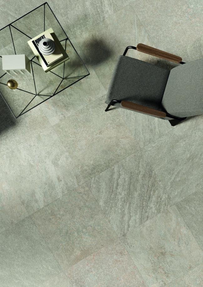 Ergon Oros Stone greige 90x90 cm Feinsteinzeug rektifiziert