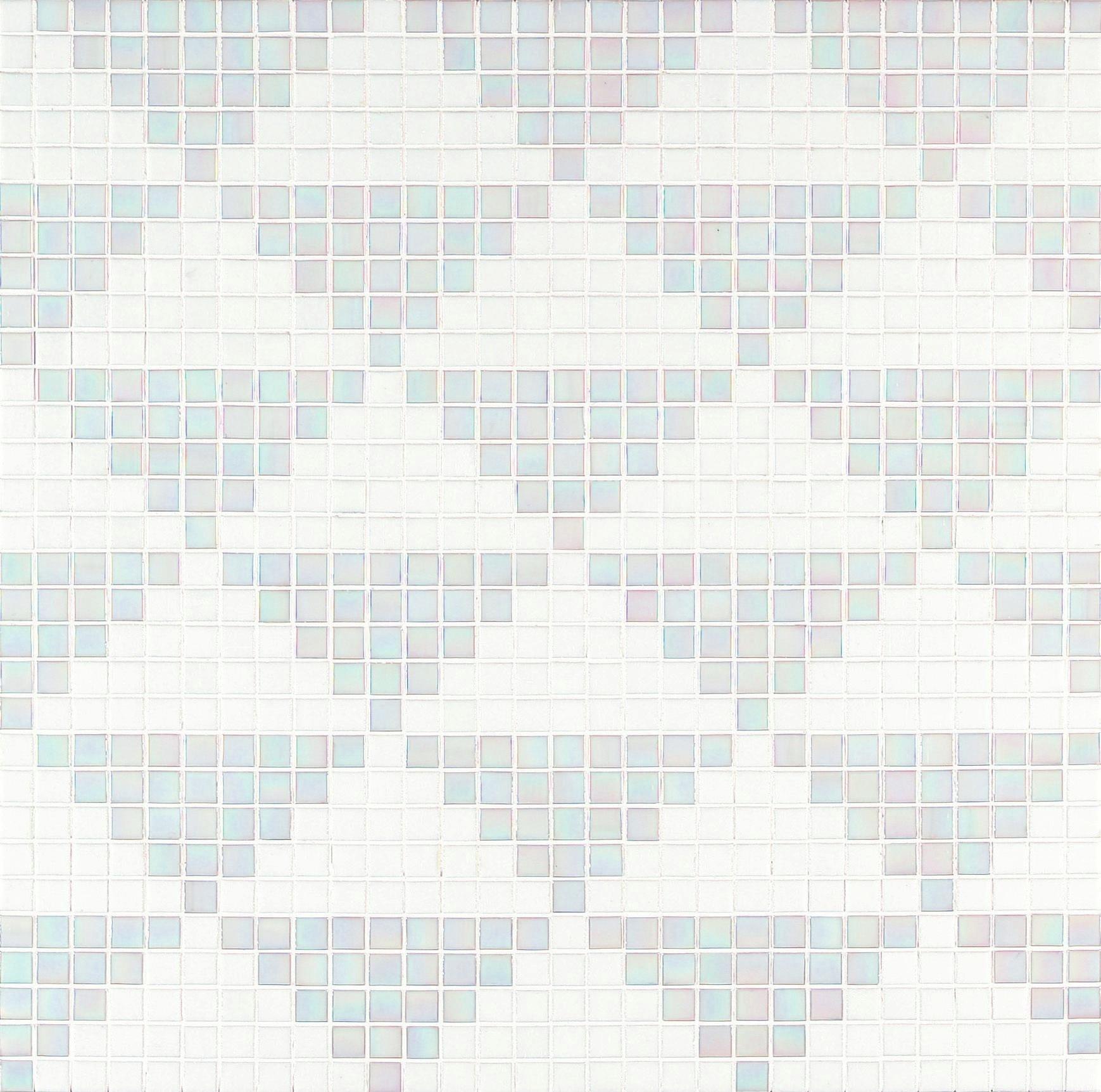 Bisazza Mischung Giza Bianco 2x2 cm inkl. Inst.-Kit