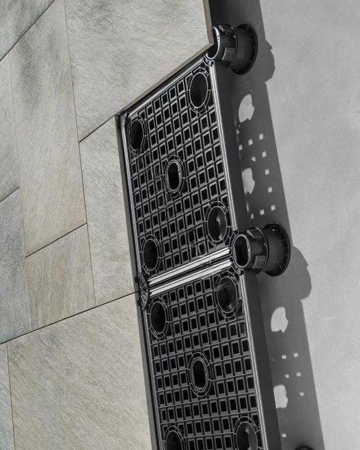 Kit Mirage eBase Verlegesystem für Terrassenplatten Evo2/e + Evo3/e