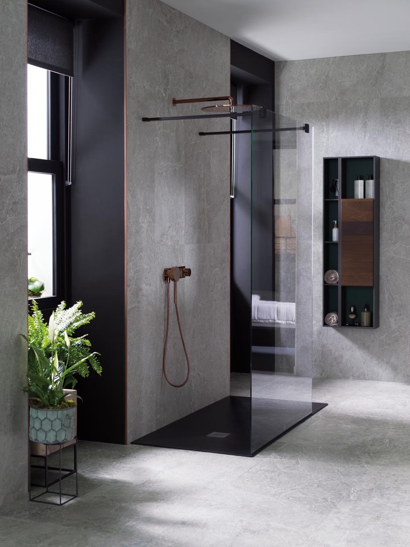 Porcelanosa Spiga Noir Topo 45x120 cm Wandfliese rektifiziert