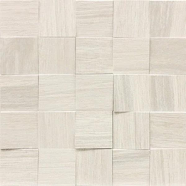 Casa dolce Casa Wooden Tile Mosaico 3D white 30x30 cm Art.742055