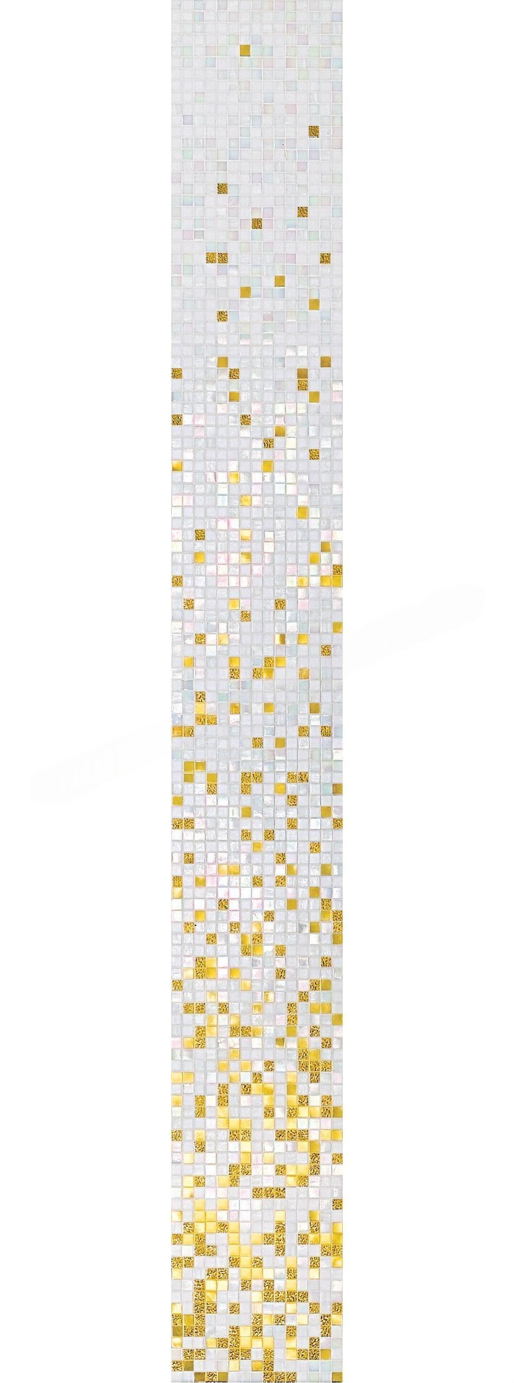 Bisazza Sfumature Verlauf Narciso Oro Giallo 2x2 cm inkl.Kit