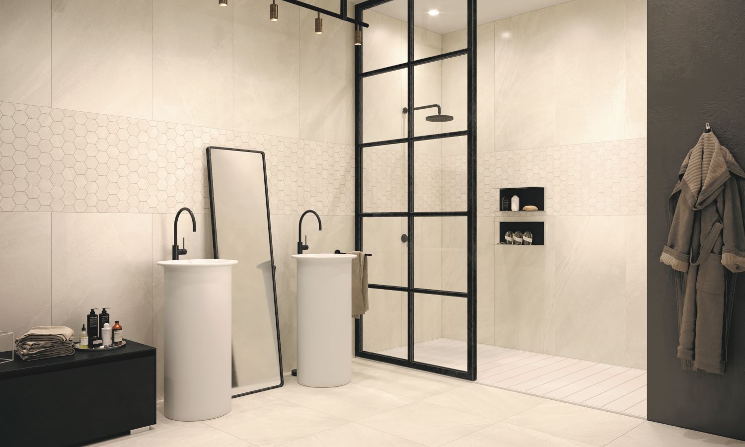 Castelvetro Life Bianco 60x60 cm Feinsteinzeug R10B                    