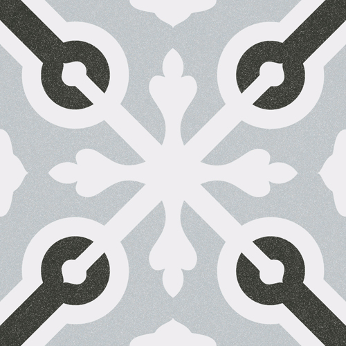 Vives 1900 Dekorfliese 20x20 cm Llagostrea Gris