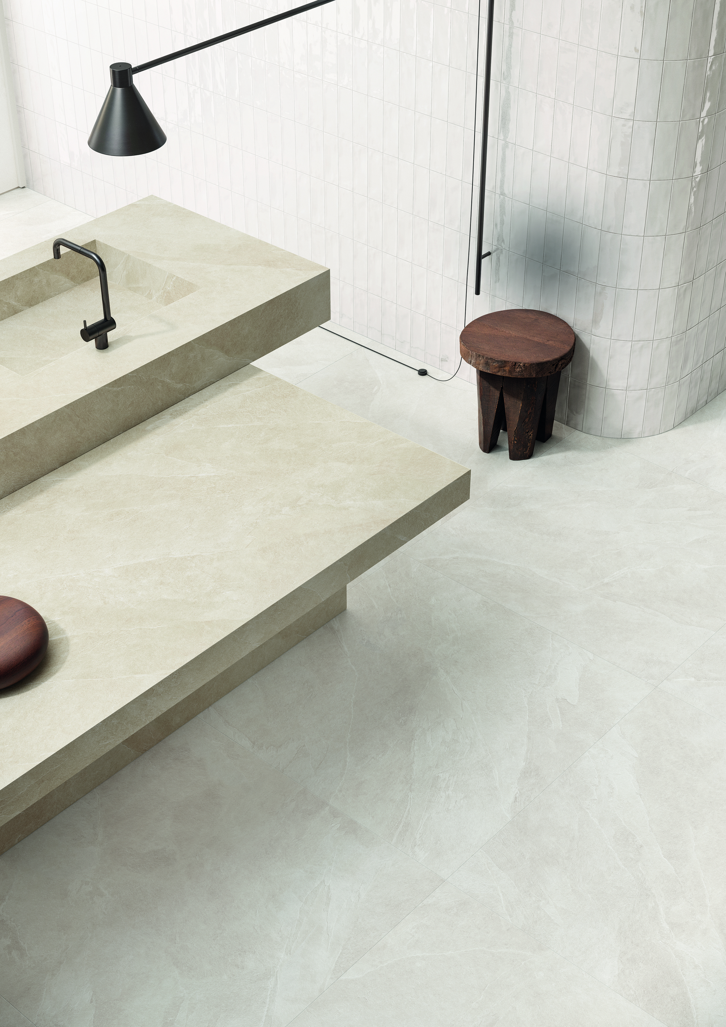 Ergon Cornerstone Evolution Slate Superwhite 60x60x0,95 cm Naturale R10B rektifiziert