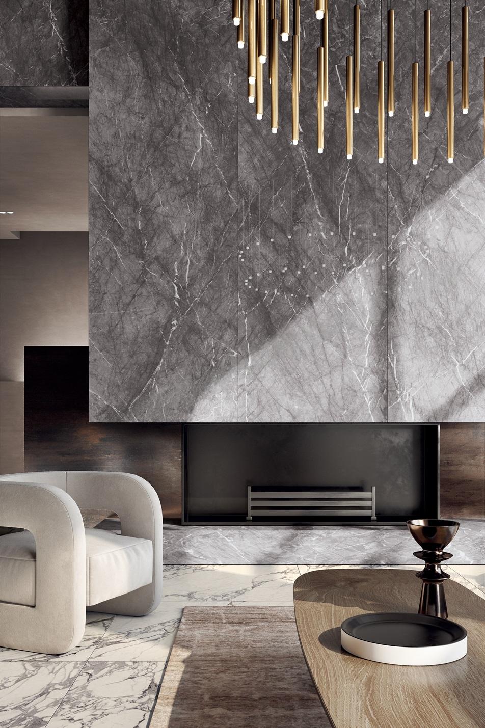 Kerlite 3plus Starlight 100x100x0,35 cm Corchia Arabesque smooth