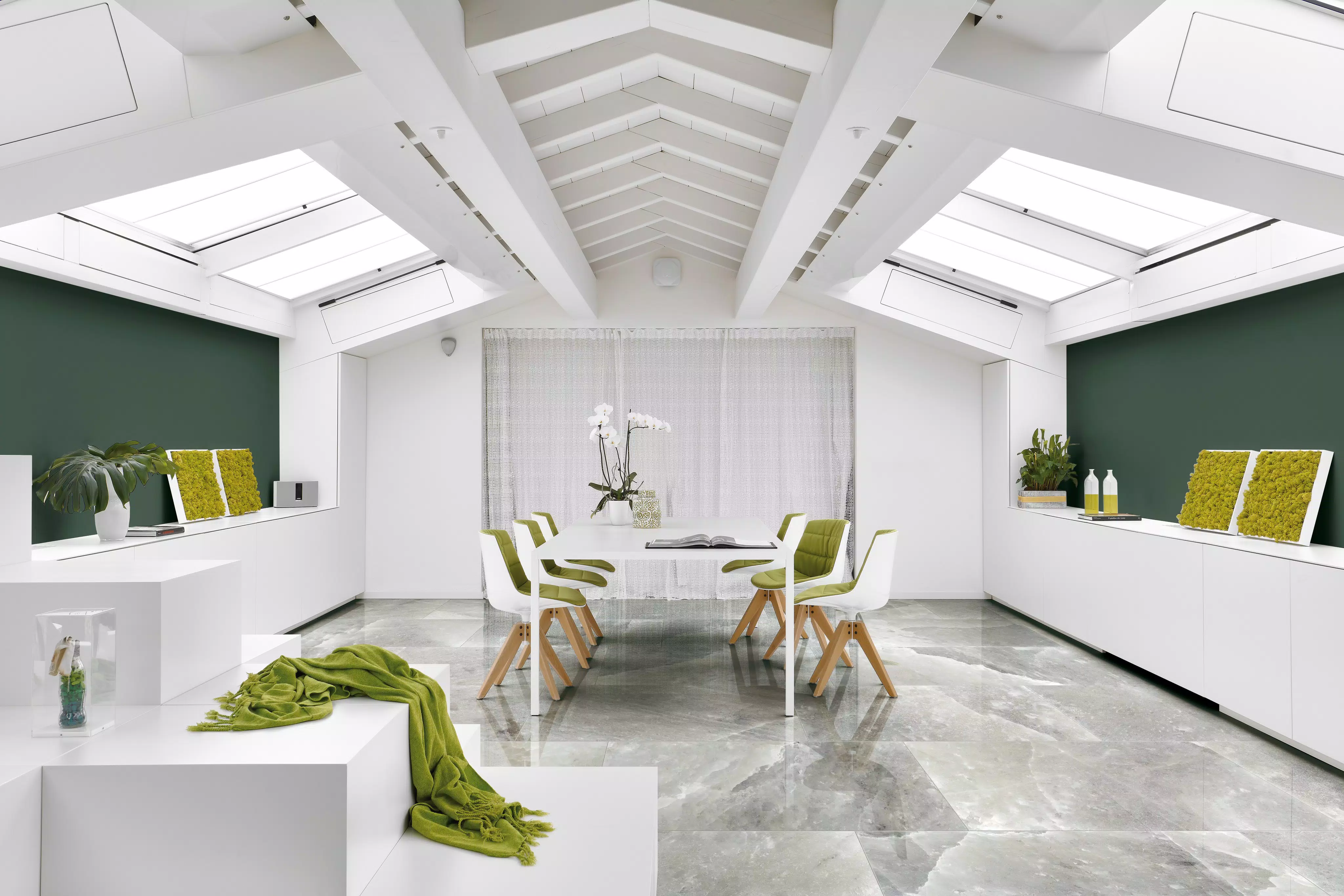 Florim Rock Salt Maui Green Matte 120x120x0,6 cm Feinsteinzeug R10 Magnum