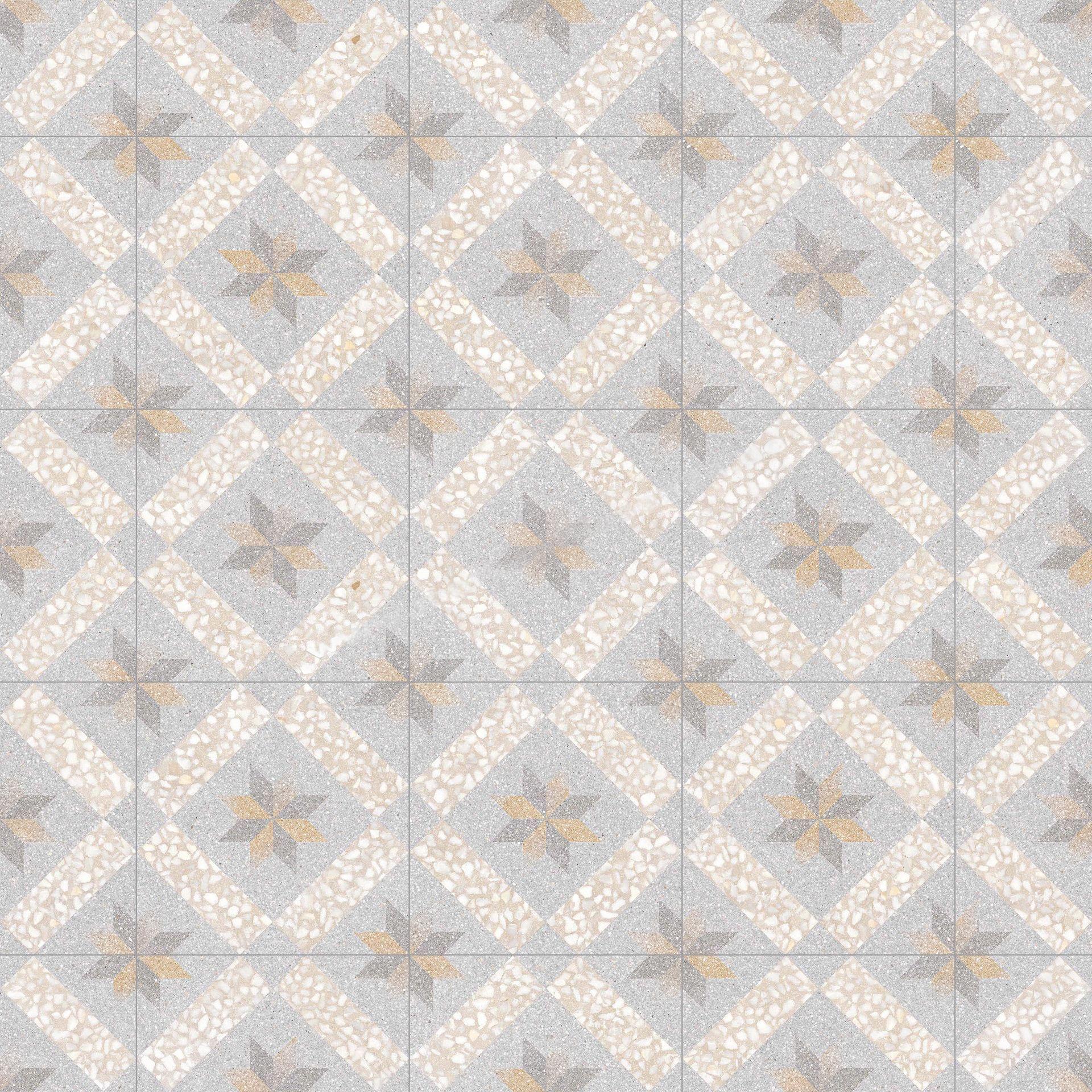 Vives Feinsteinzeug 30x30 cm Farnese Dekor Gadner Crema