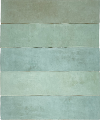 Revoir Paris Atelier Wall 6,2x25 cm Vert d`Eau Mat