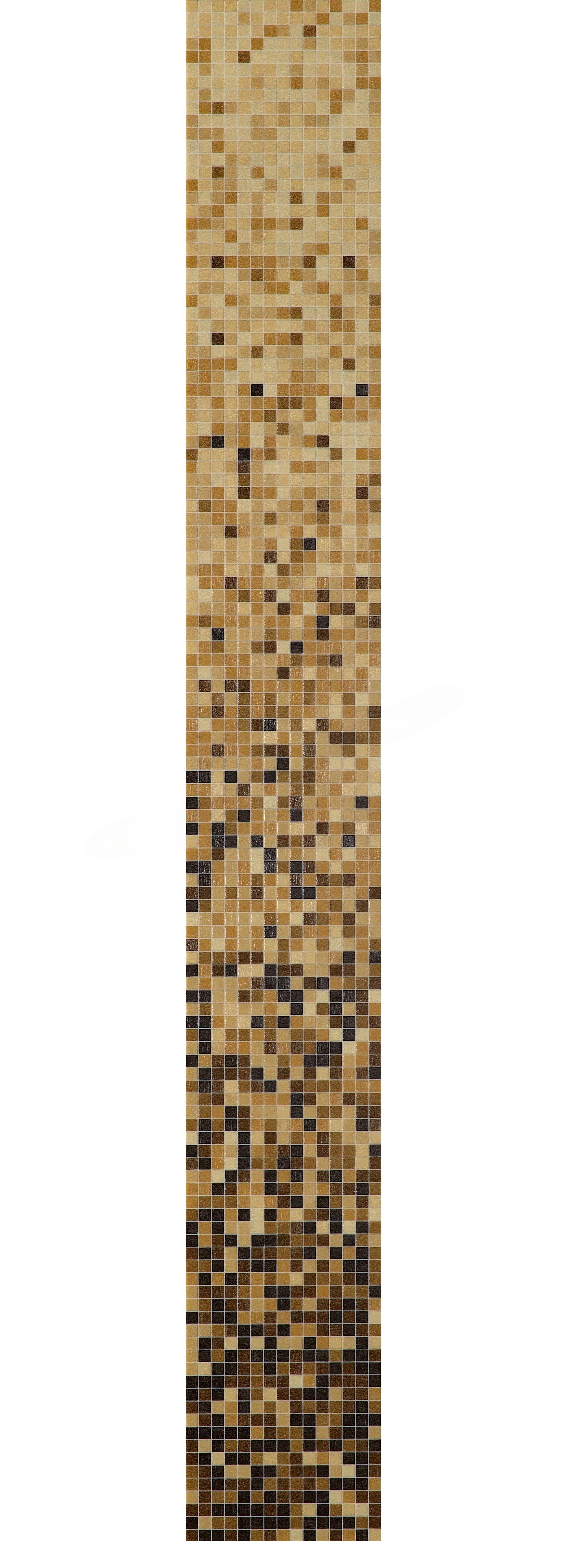 Bisazza Sfumature Verlauf New Ambra Whiteless 2x2 cm inkl.Kit